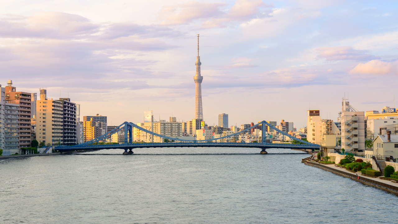 City Skyline Across Body of Water During Daytime. Wallpaper in 1280x720 Resolution