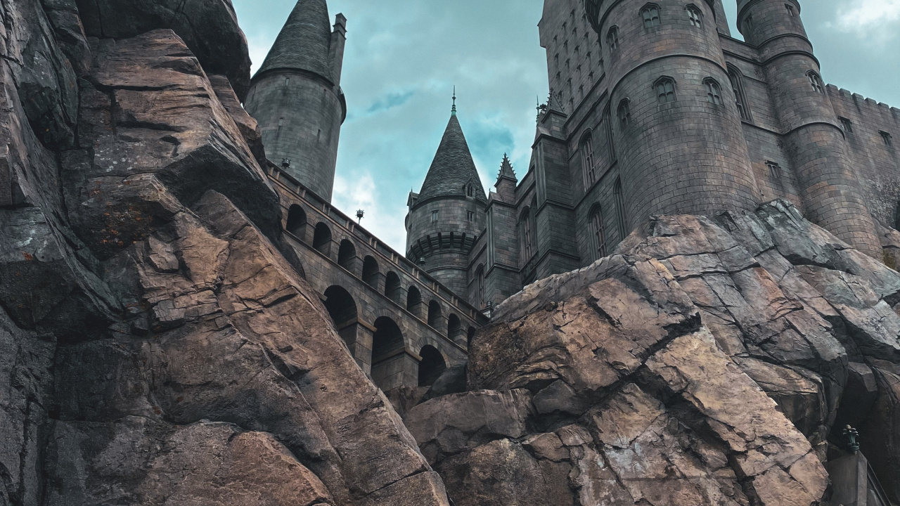 Hogwarts, 哈利*波特, 魔法世界, 斯莱特林的房子, 里程碑 壁纸 1280x720 允许