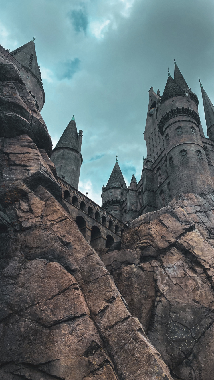 Hogwarts, 哈利*波特, 魔法世界, 斯莱特林的房子, 里程碑 壁纸 750x1334 允许