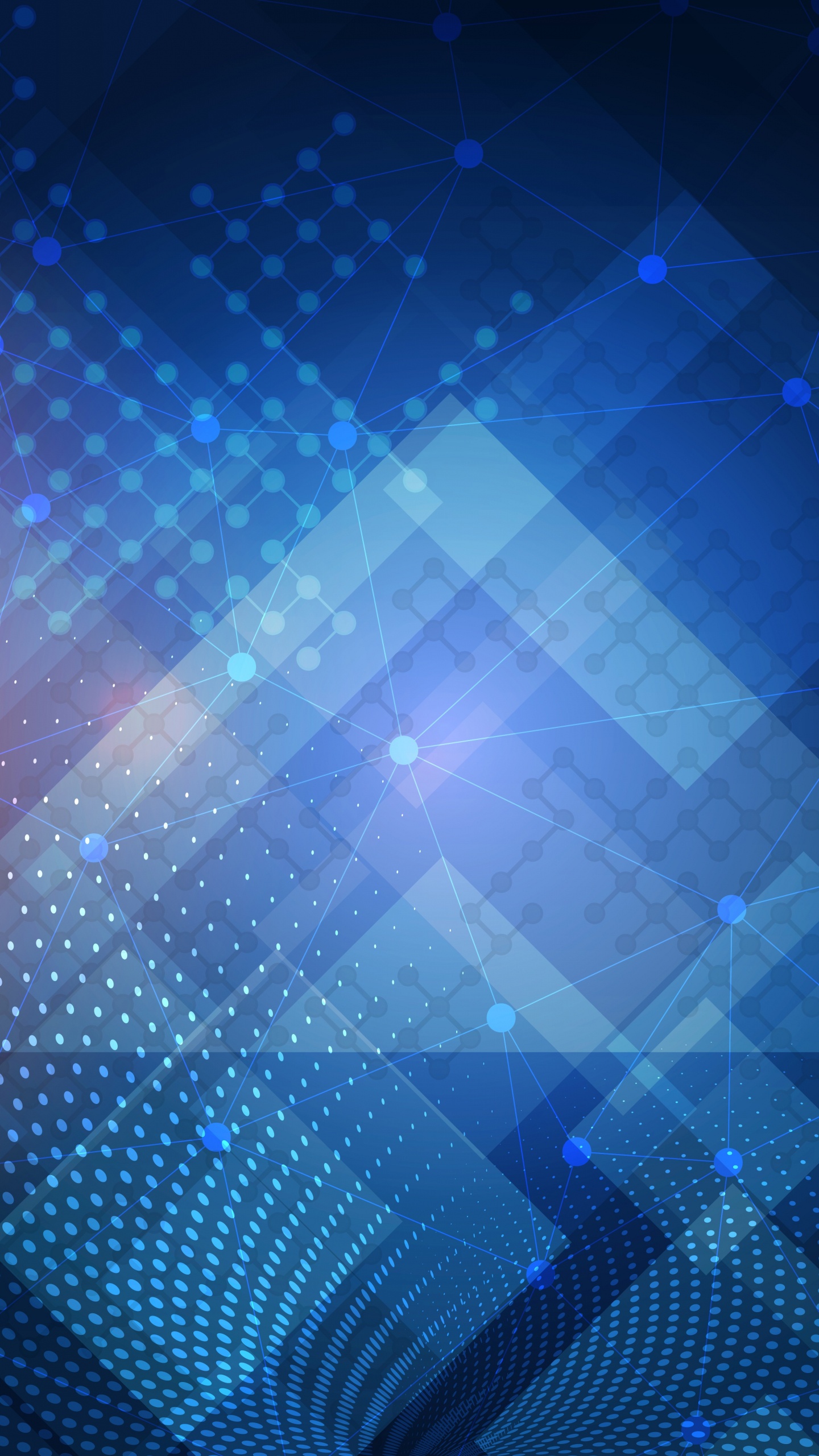 抽象艺术, 矢量图形, 艺术, 光, Azure 壁纸 1440x2560 允许