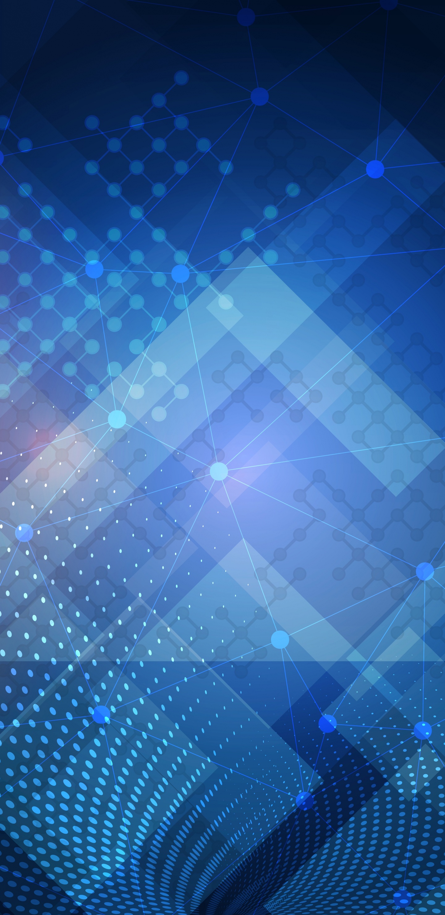 抽象艺术, 矢量图形, 艺术, 光, Azure 壁纸 1440x2960 允许