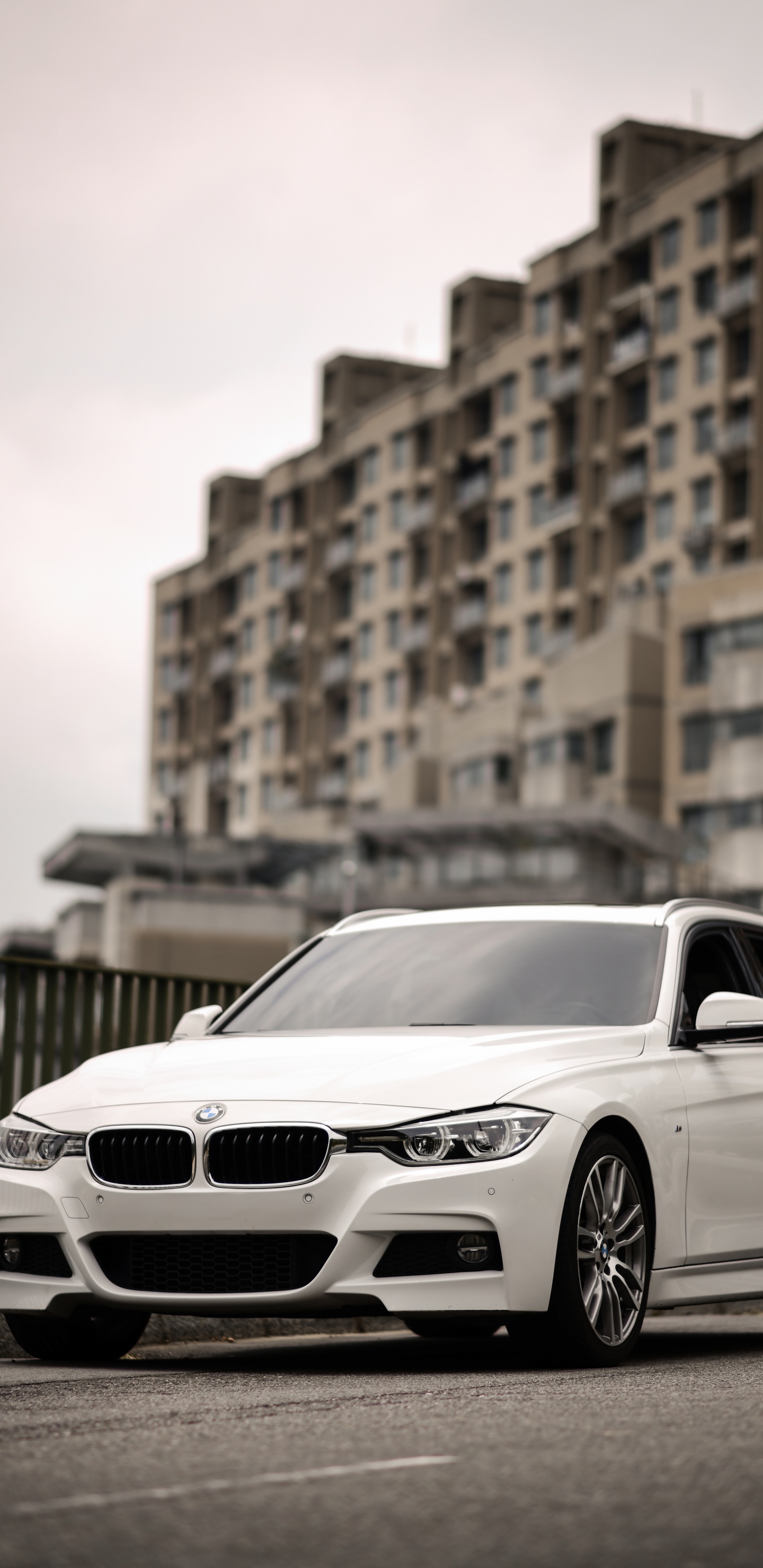 White Mercedes Benz Coupe on Road During Daytime. Wallpaper in 1440x2960 Resolution
