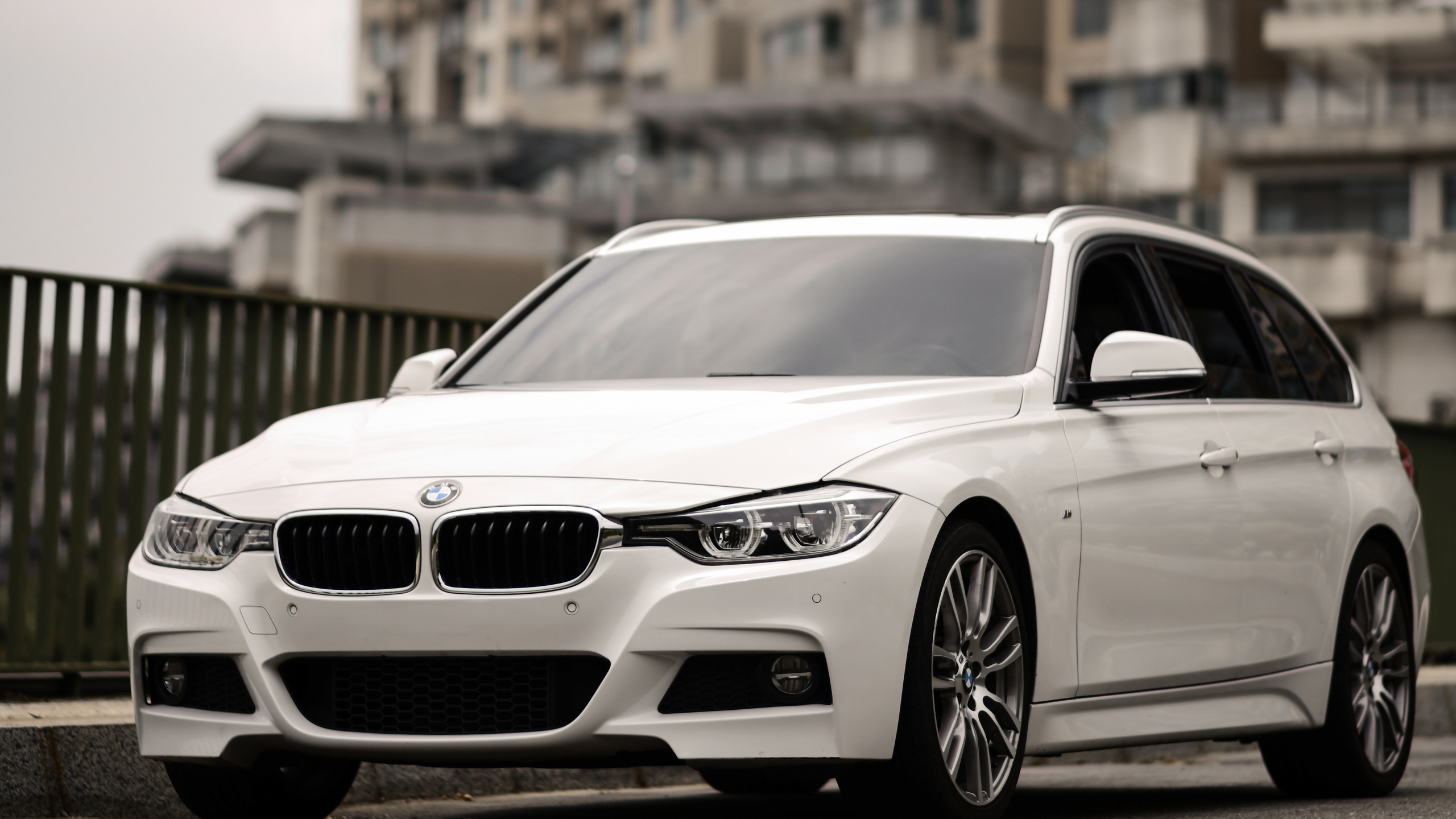 White Mercedes Benz Coupe on Road During Daytime. Wallpaper in 2560x1440 Resolution