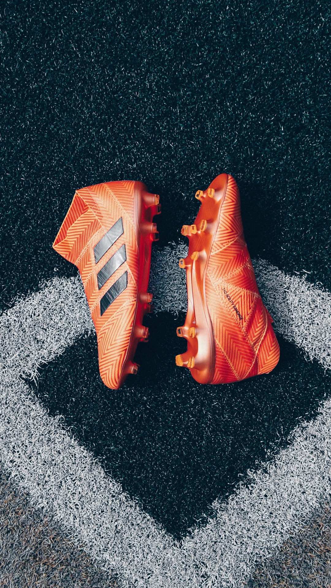 足球鞋, 楔子, 引导, 红色的, 沥青 壁纸 1080x1920 允许