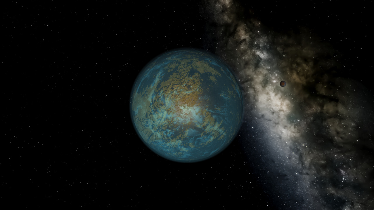 Blue and Green Planet Earth. Wallpaper in 1280x720 Resolution