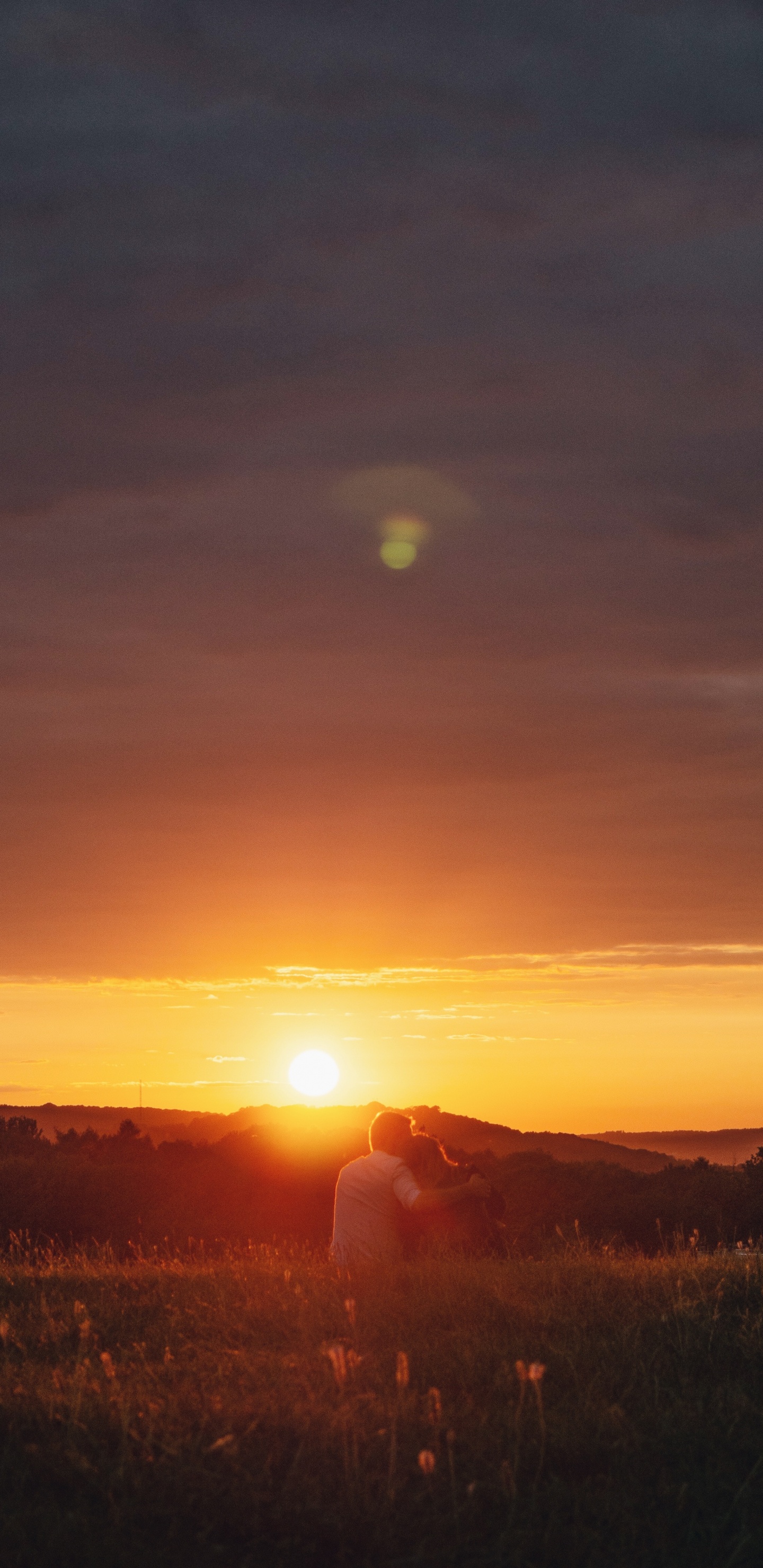 Amour, Horizon, Lever, Soleil, Soir. Wallpaper in 1440x2960 Resolution