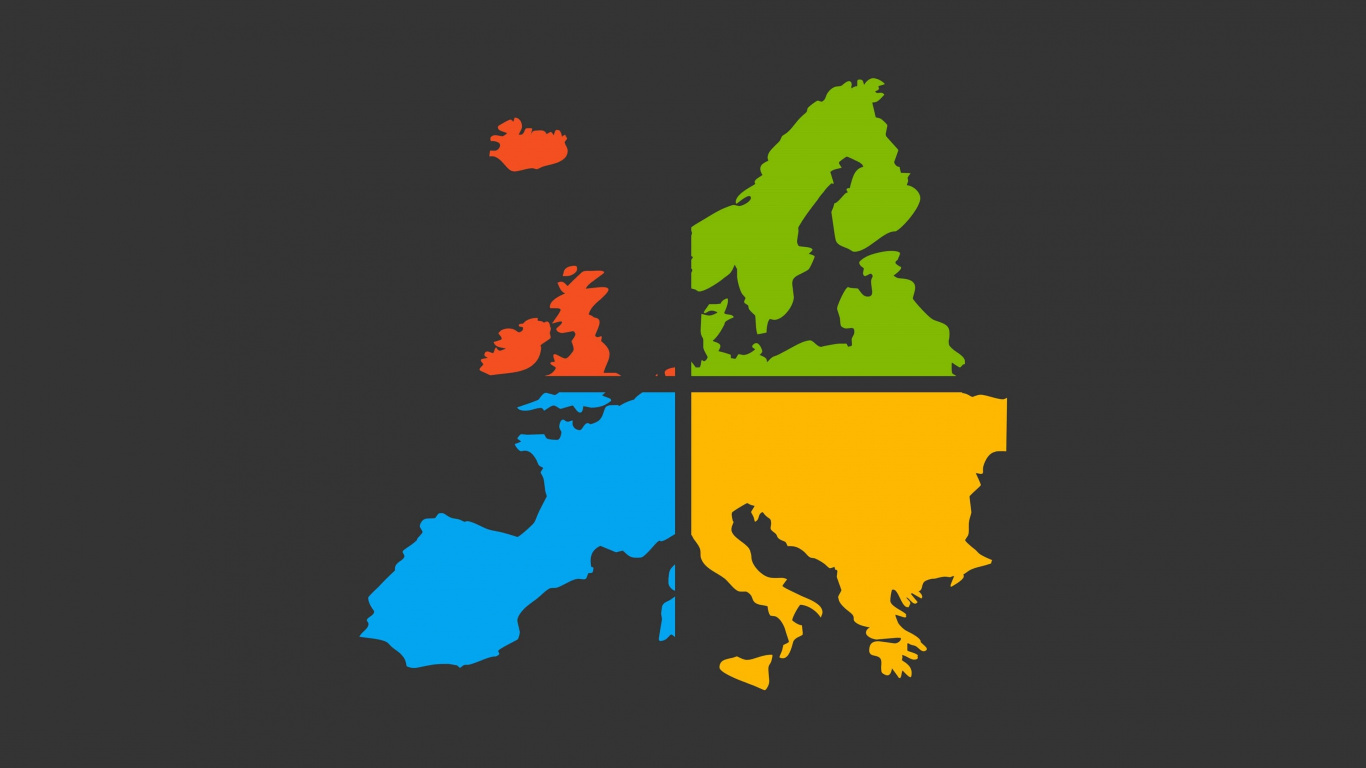 Europäische Union, Griechenland, Deutschland, Niederlande, Firmenzeichen. Wallpaper in 1366x768 Resolution