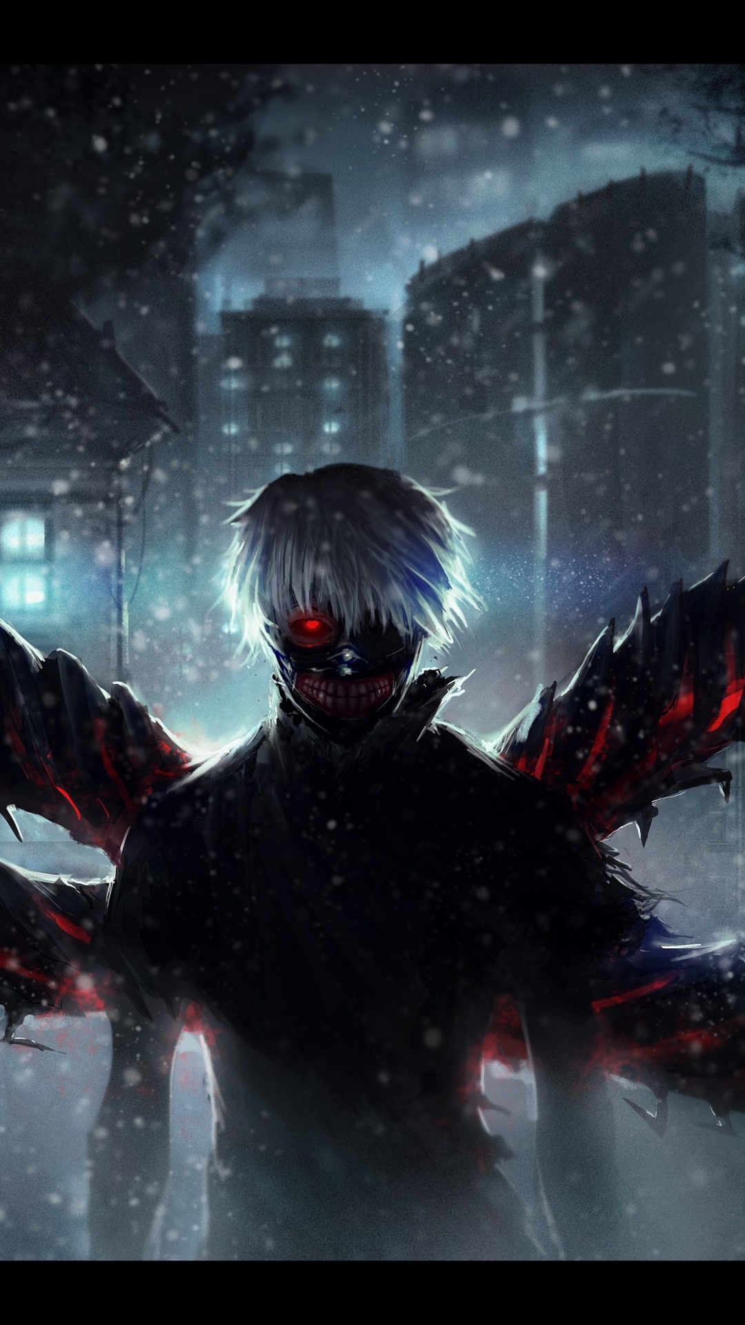 Anime, Tokyo Ghoul, Ken Kaneki, Kirishima Touka, Ghoul. Wallpaper in 1080x1920 Resolution