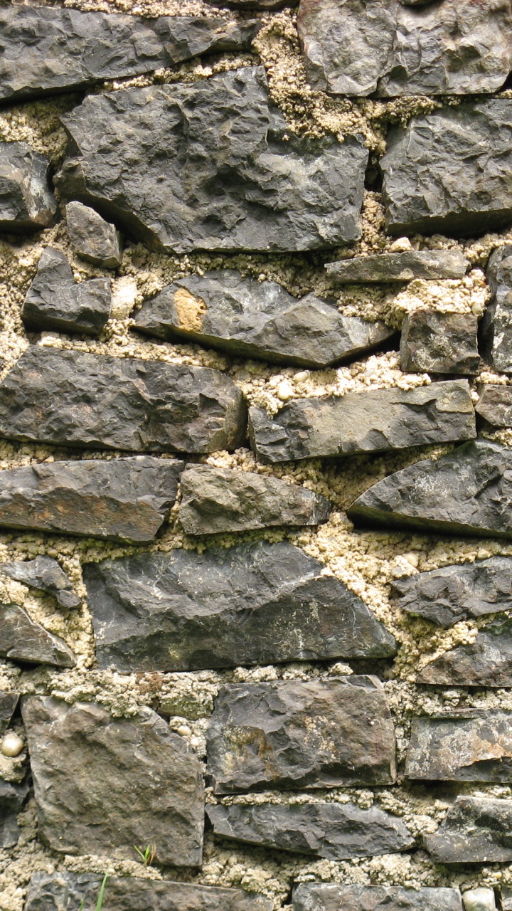 Pared de Ladrillo Gris y Negro. Wallpaper in 720x1280 Resolution