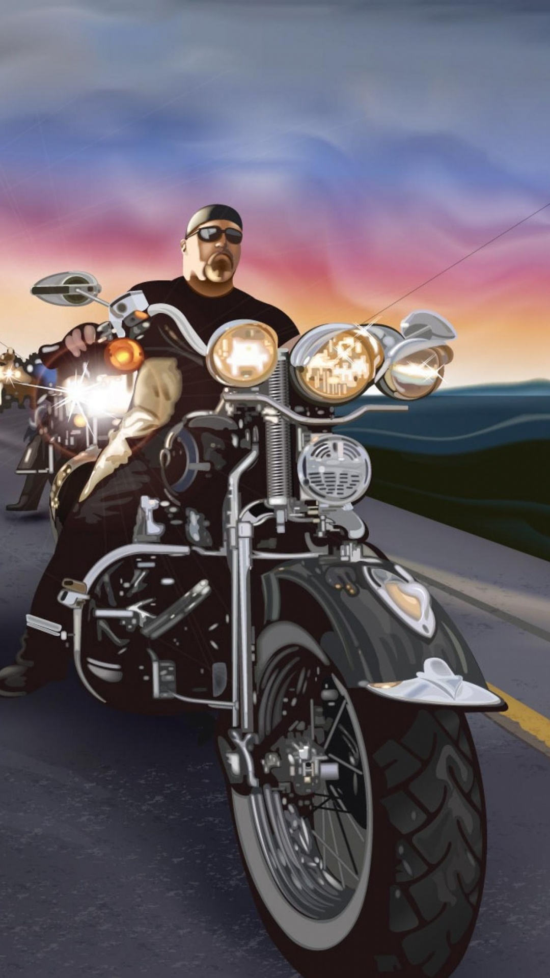 People Riding Motorcycle During Daytime. Wallpaper in 1080x1920 Resolution