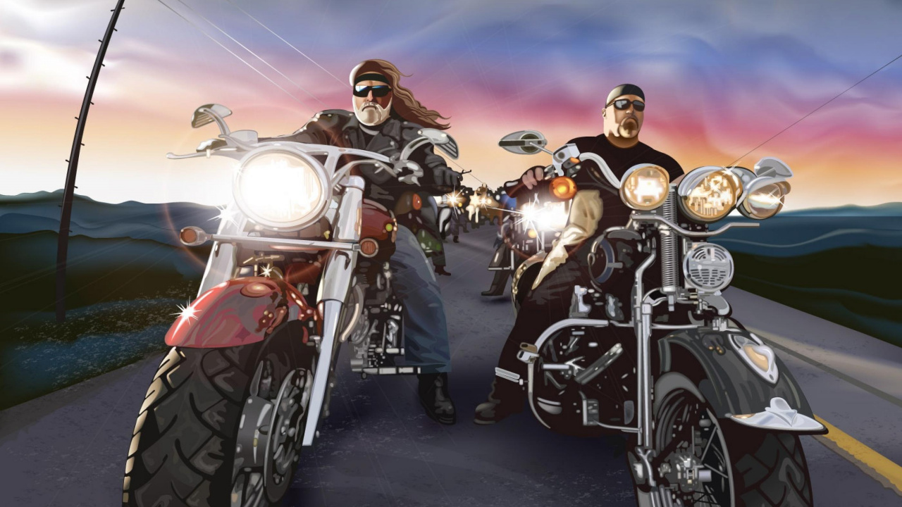 People Riding Motorcycle During Daytime. Wallpaper in 1280x720 Resolution