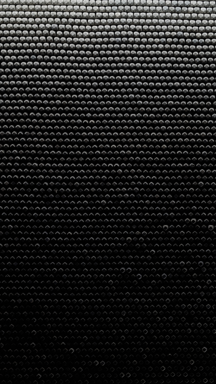 Schwarz-weiß Gepunktetes Textil. Wallpaper in 750x1334 Resolution