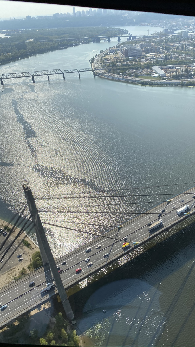 Water Resources, Birds Eye View, Water, Infrastructure, Bridge. Wallpaper in 750x1334 Resolution