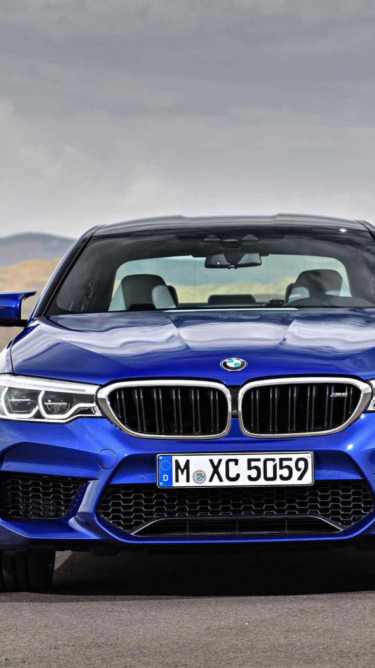 2018年BMW M5, 宝马, 宝马5系, Bmw M5, 轿车 壁纸 750x1334 允许