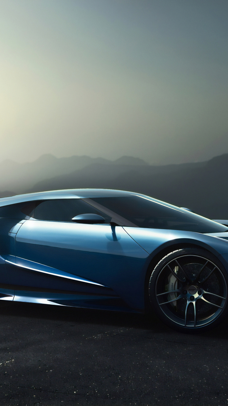 Ford gt 2017, Ford Gt, Sports Car, Cars, Ford Gt40. Wallpaper in 750x1334 Resolution