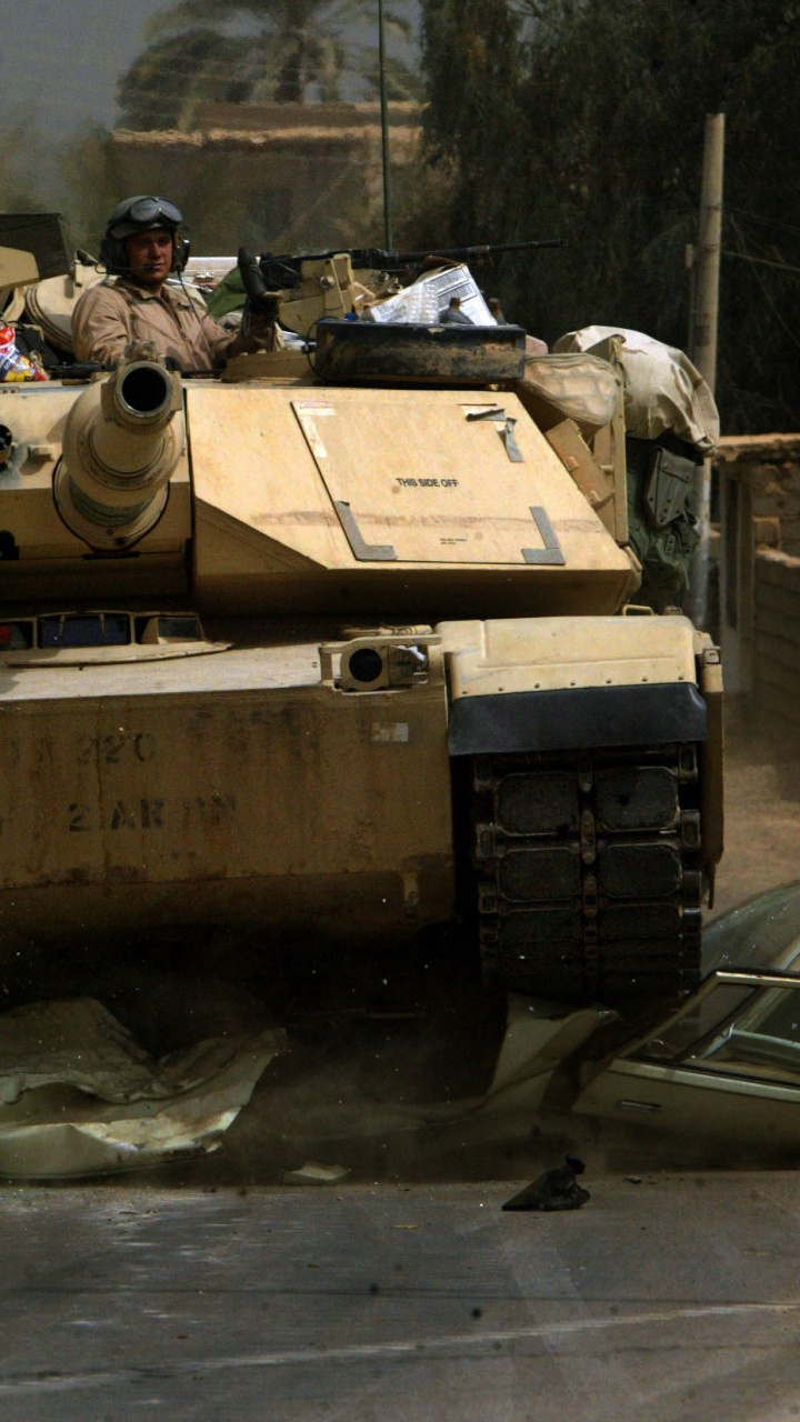 m1 Abrams, Tank, Gepanzerte Auto, Militär, Soldat. Wallpaper in 720x1280 Resolution