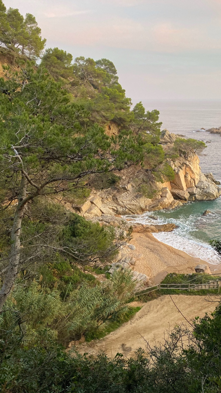 Côte, Promontoire, Paysage Naturel, Rive, Banque. Wallpaper in 720x1280 Resolution