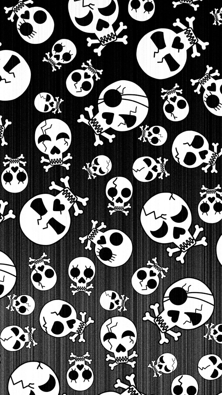 Pattern, Hairstyle, Facial Expression, White, Black. Wallpaper in 720x1280 Resolution