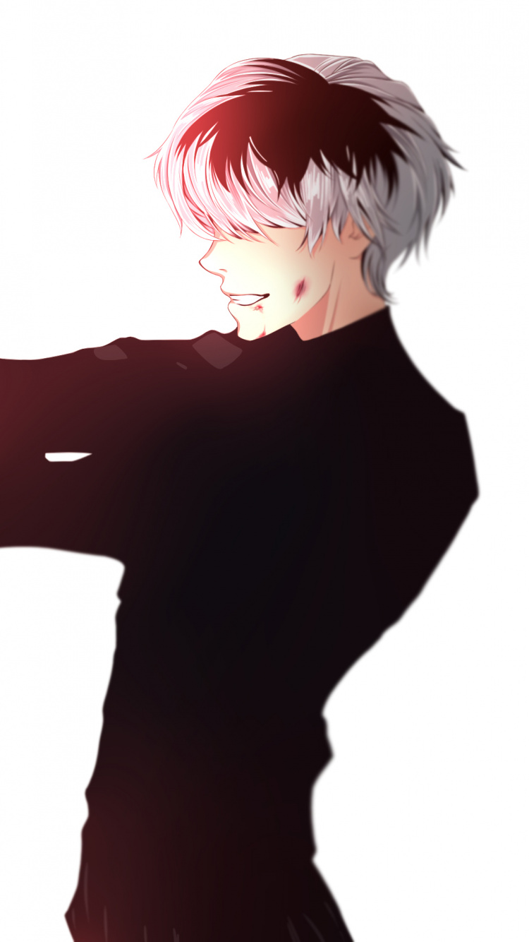 Frau Mit Blauen Haaren Und Blauen Haaren. Wallpaper in 750x1334 Resolution