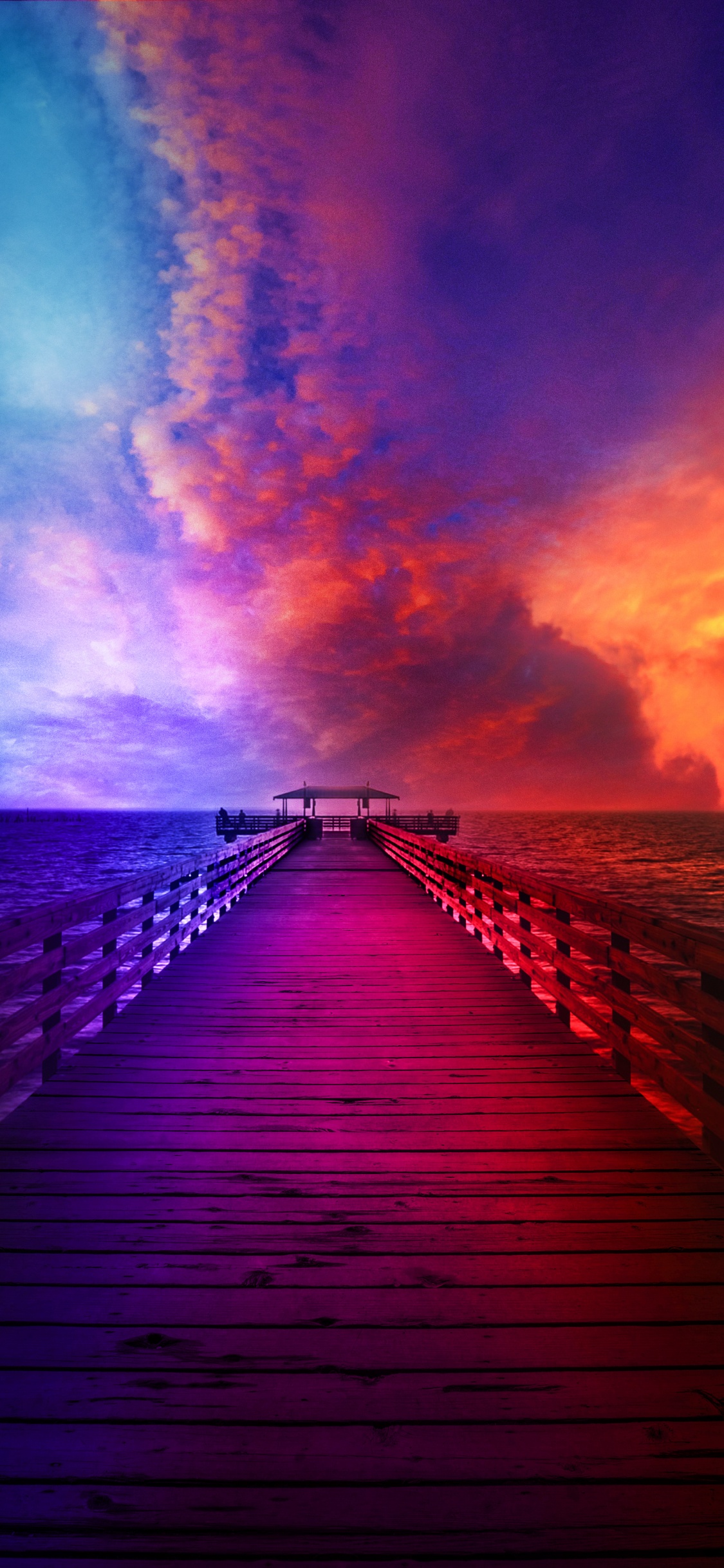 Wisgoon - Red Social, Morado, Afterglow, Agua, Violeta. Wallpaper in 1125x2436 Resolution