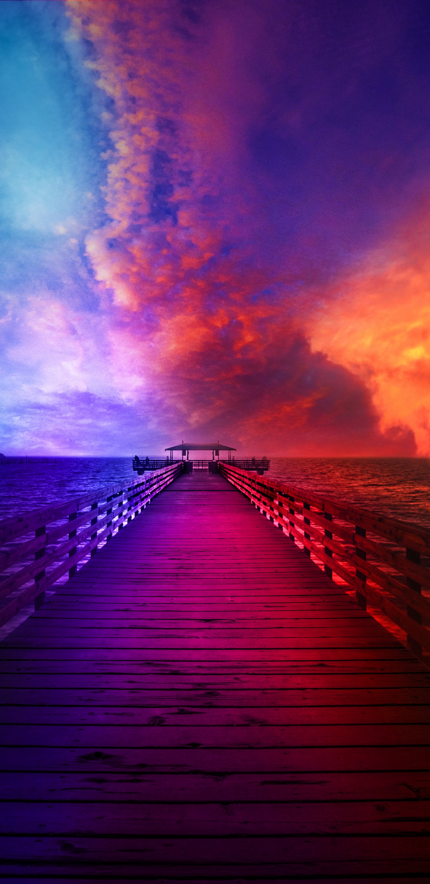 Wisgoon - Social Network, Cloud, Purple, Afterglow, Water. Wallpaper in 1440x2960 Resolution