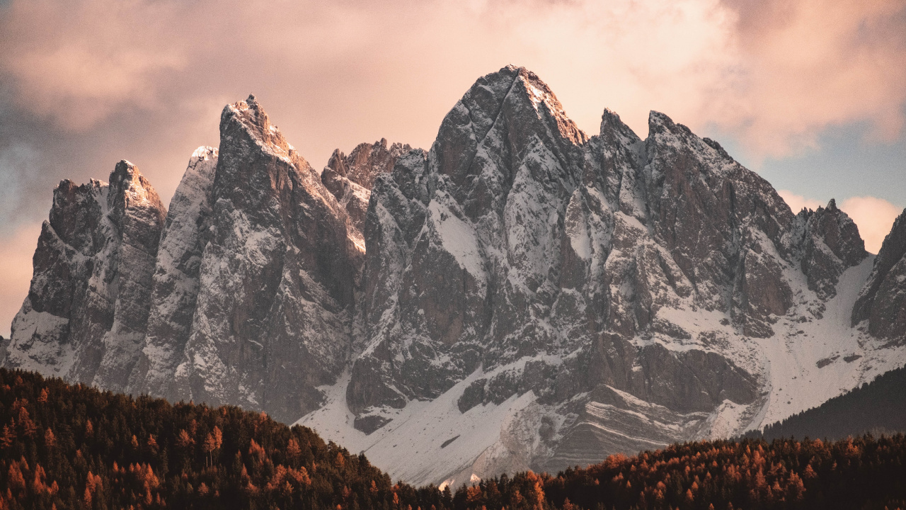 山脉, 多山的地貌, 山, 阿尔卑斯山, 荒野 壁纸 1280x720 允许