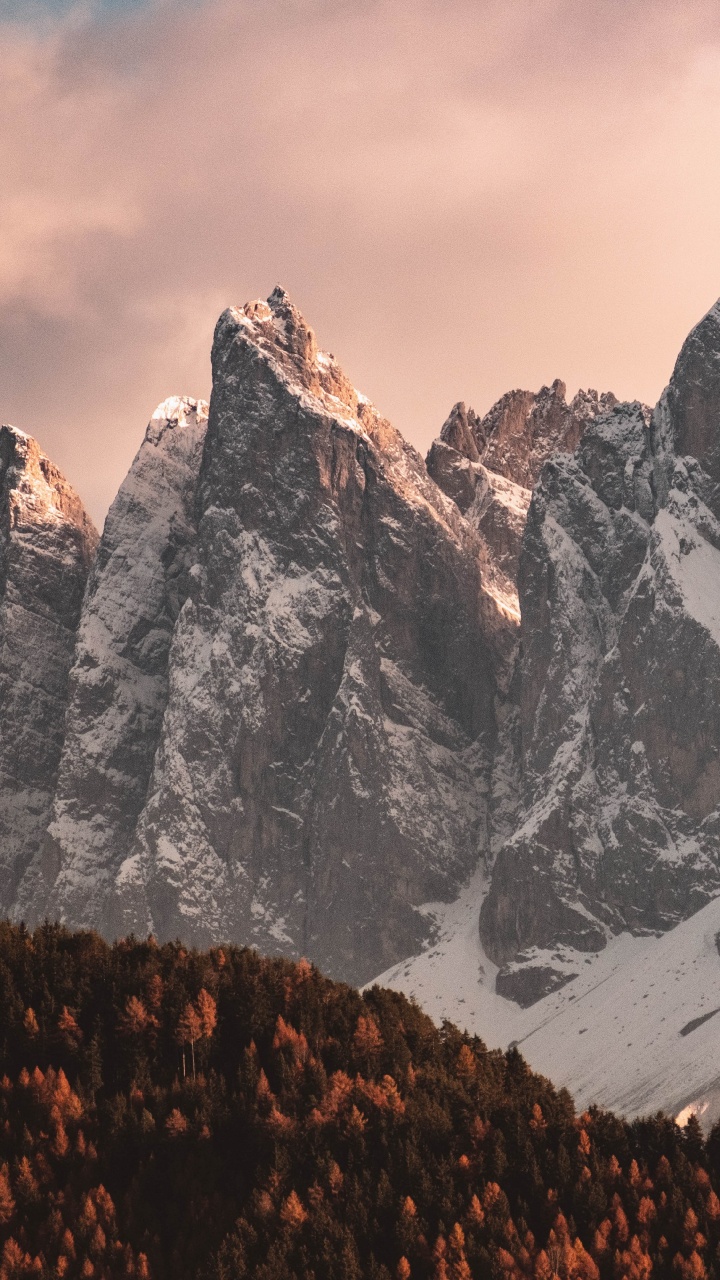 山脉, 多山的地貌, 山, 阿尔卑斯山, 荒野 壁纸 720x1280 允许