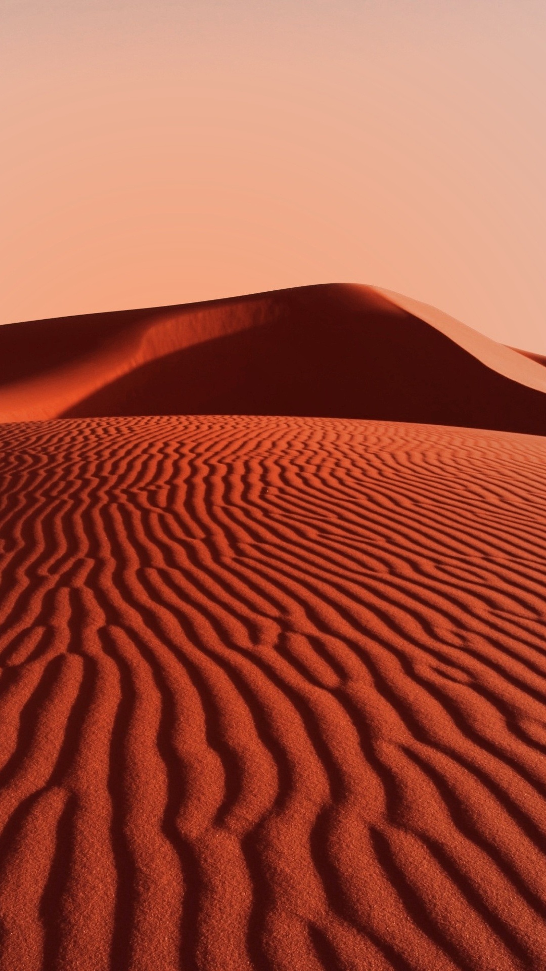Brown Sand Dunes Under White Sky During Daytime. Wallpaper in 1080x1920 Resolution
