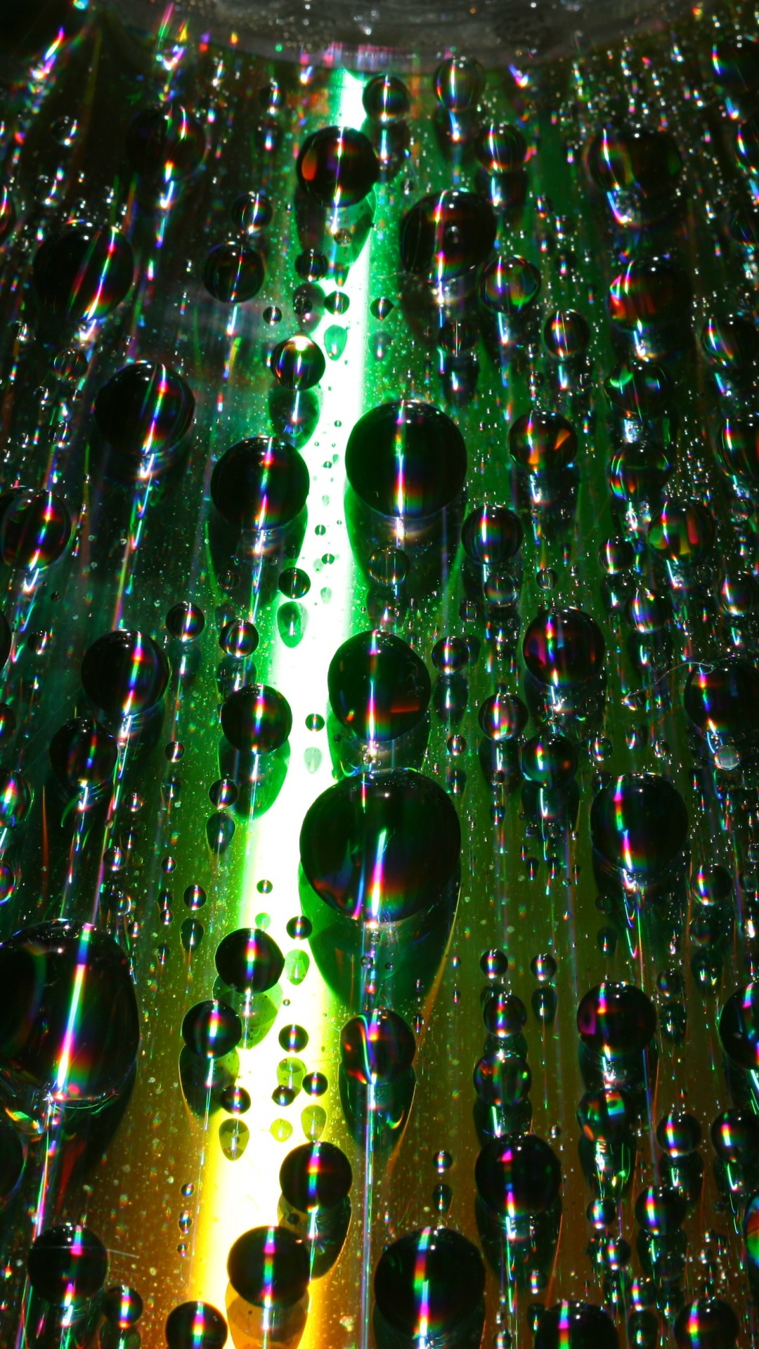 Blue and Yellow String Lights. Wallpaper in 1080x1920 Resolution