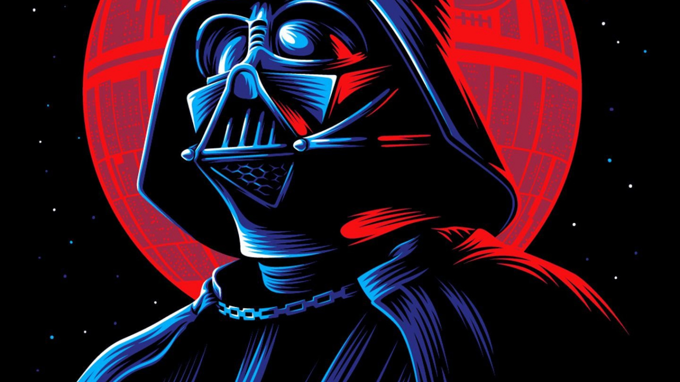 Star Wars, Darth Vader, Darth Vader Oled, Luke Skywalker, Dark Side. Wallpaper in 1366x768 Resolution