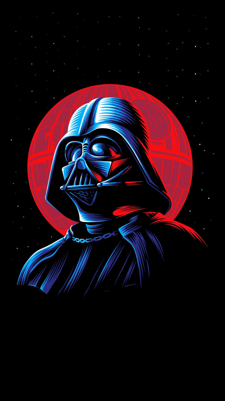 Star Wars, Darth Vader, Du Bist Darth Vader, Luke Skywalker, Schattenseite. Wallpaper in 750x1334 Resolution