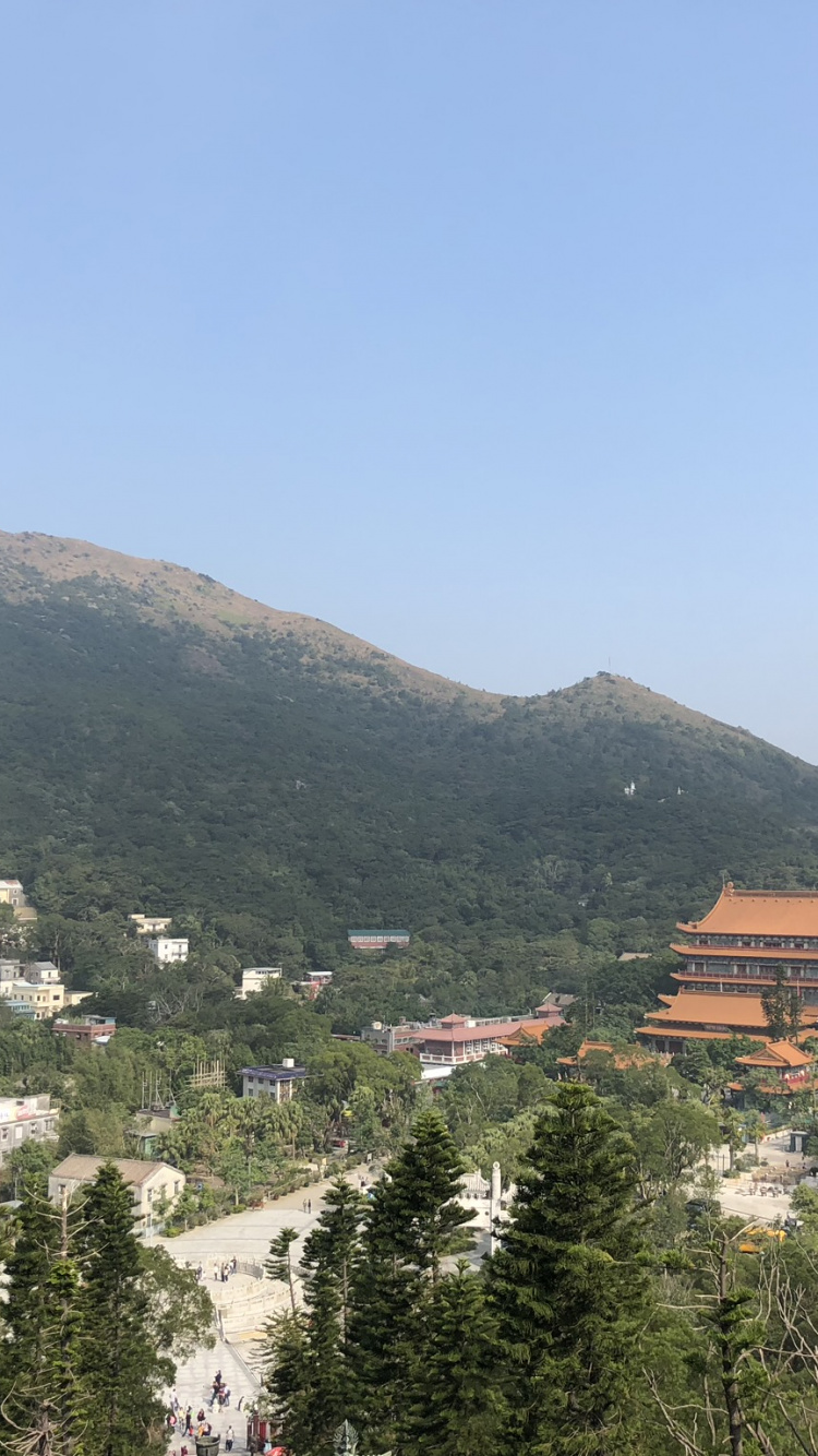 Vegetation, Mountainous Landforms, Hill, Tree, Mountain Range. Wallpaper in 750x1334 Resolution