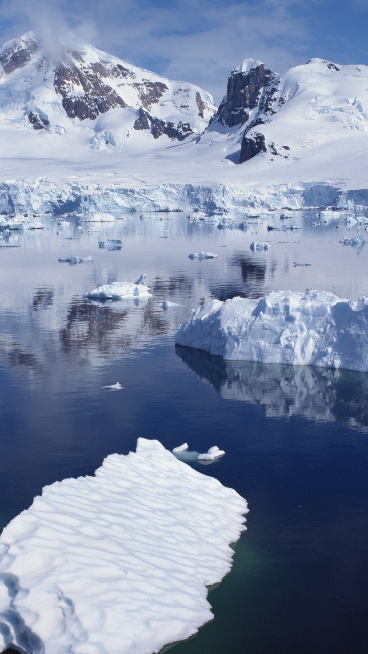 冰山, 冰川, 极地冰盖, 冰川湖, 冰川地貌 壁纸 720x1280 允许