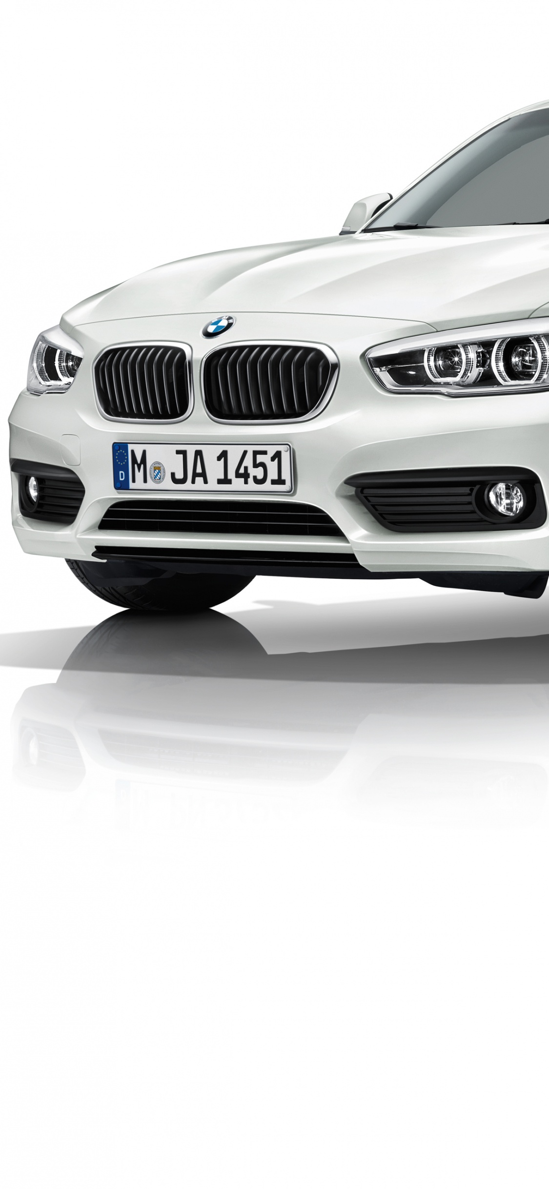 Negro Audi a 4 Coupe. Wallpaper in 1125x2436 Resolution