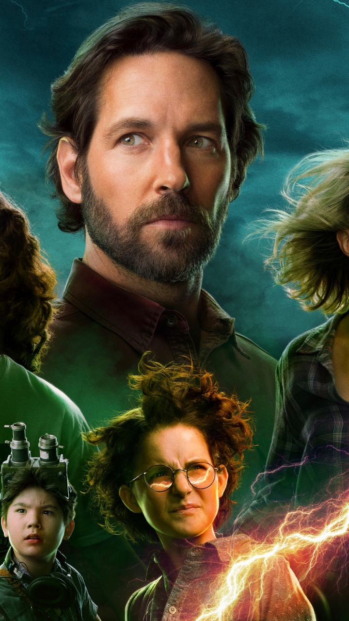 Ghostbusters Afterlife, Ghostbusters Afterlife Poster, Jason Reitman, Carrie Coon, Mckenna Grace. Wallpaper in 720x1280 Resolution