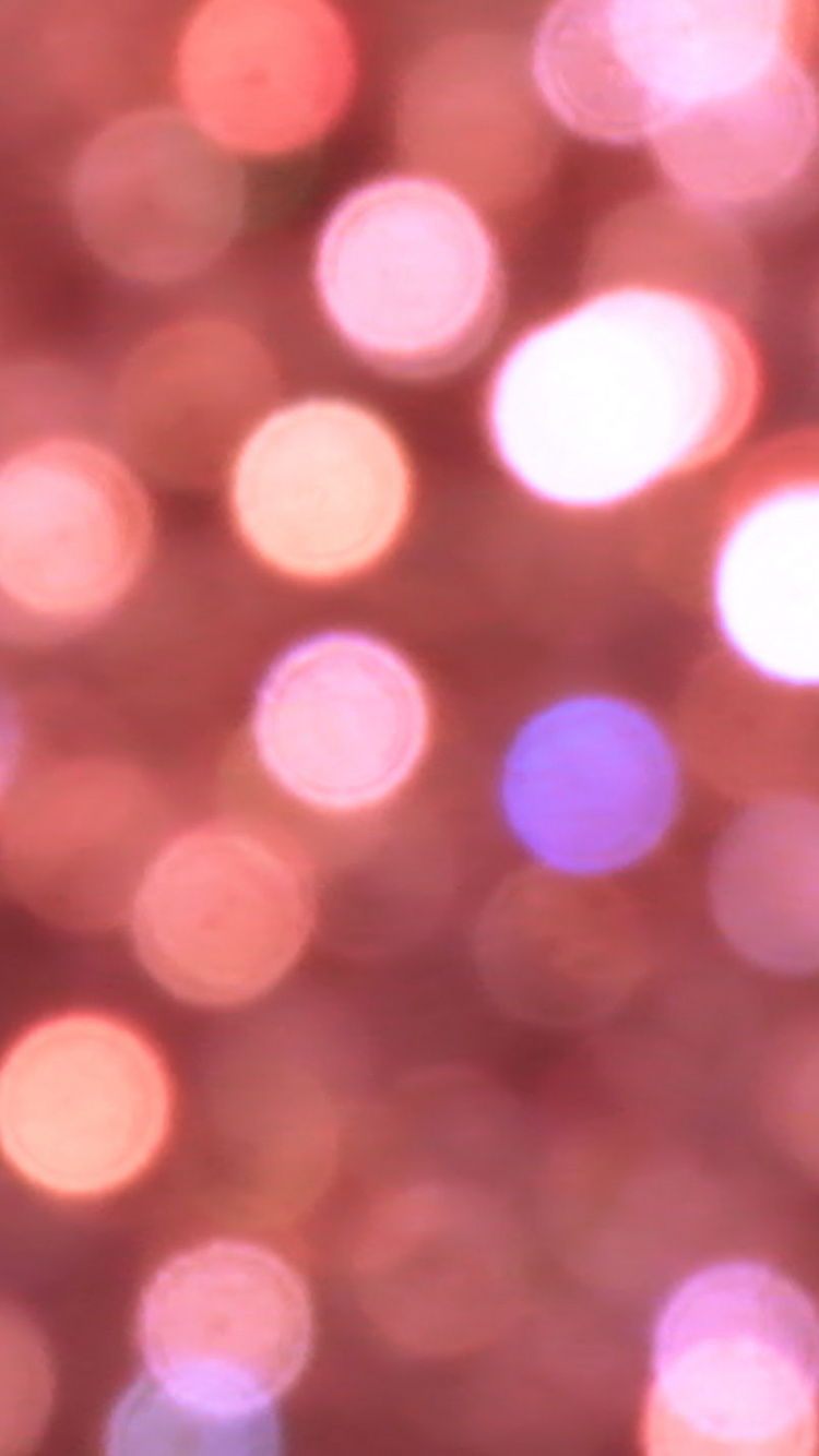 Red and White Bokeh Lights. Wallpaper in 750x1334 Resolution