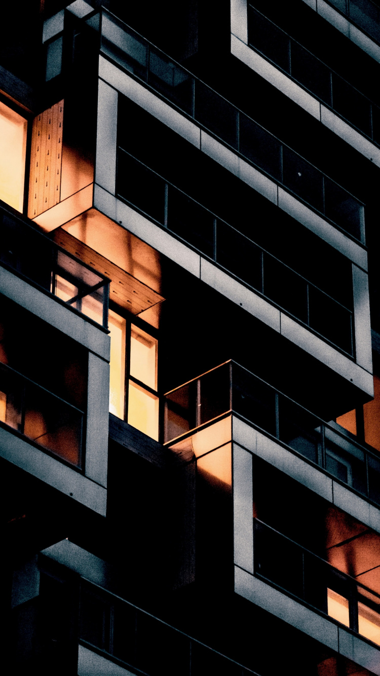 Building, High Rise Building, Flatiron Building, Facade, Colorfulness. Wallpaper in 750x1334 Resolution