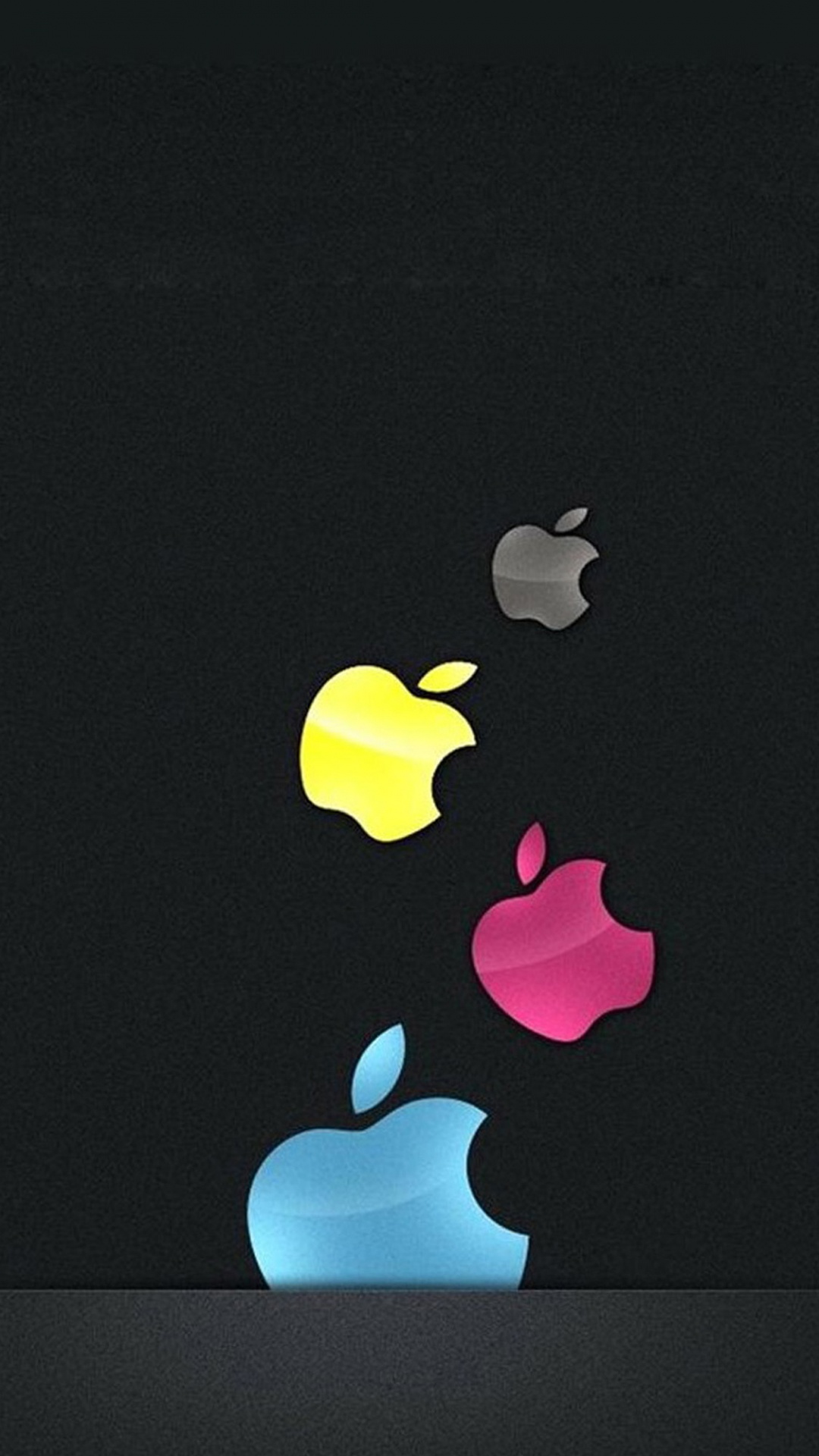 Apple, Cloud, Herzen, Illustration, Firmenzeichen. Wallpaper in 1080x1920 Resolution