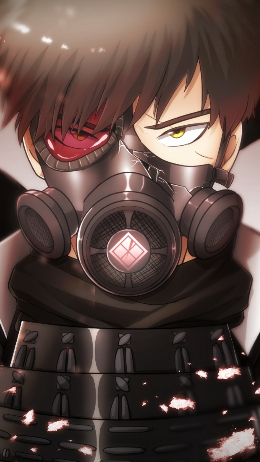 Brown Haired Male Anime Character. Wallpaper in 1080x1920 Resolution