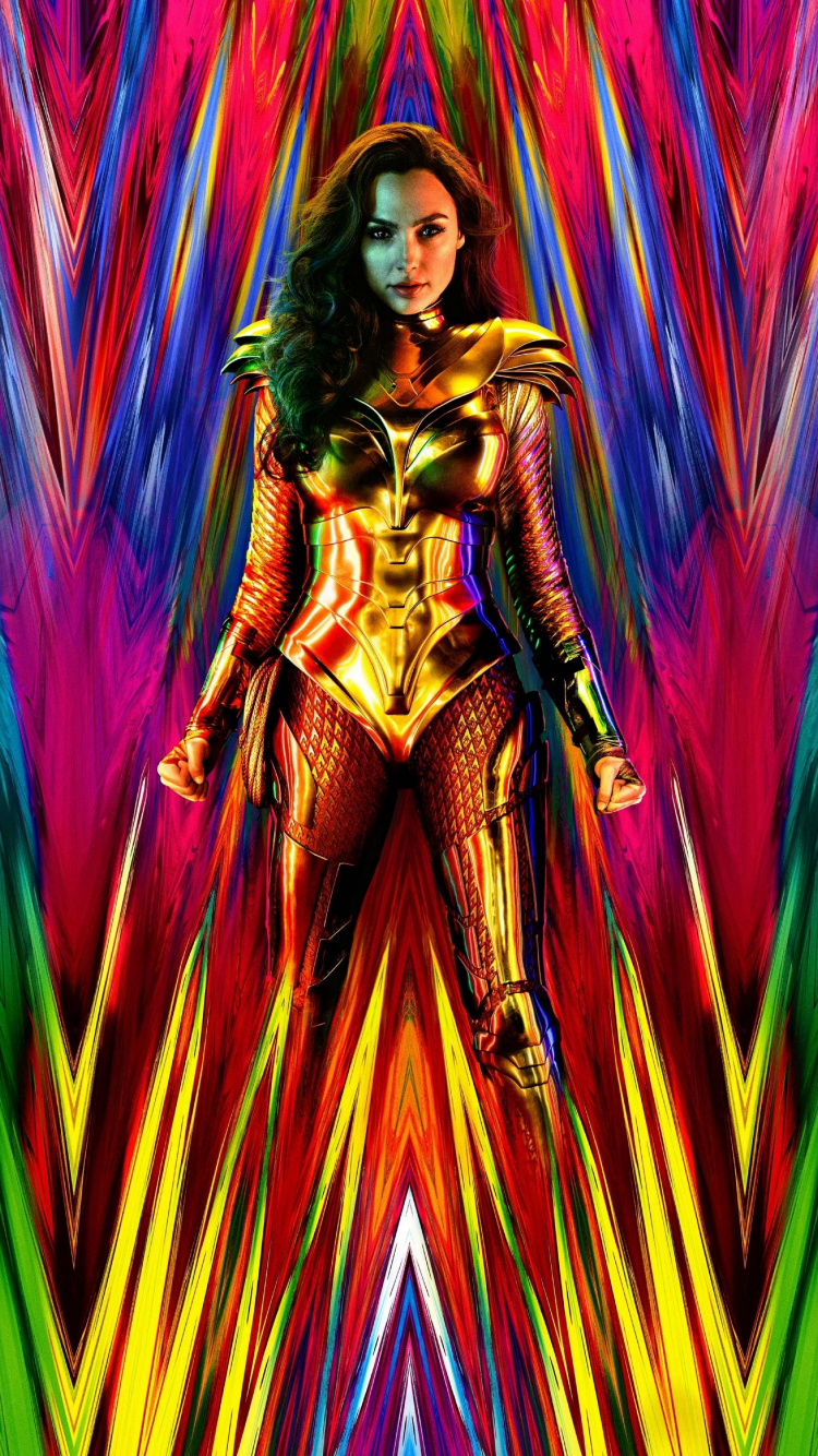 Mujer en Vestido Dorado y Verde. Wallpaper in 750x1334 Resolution