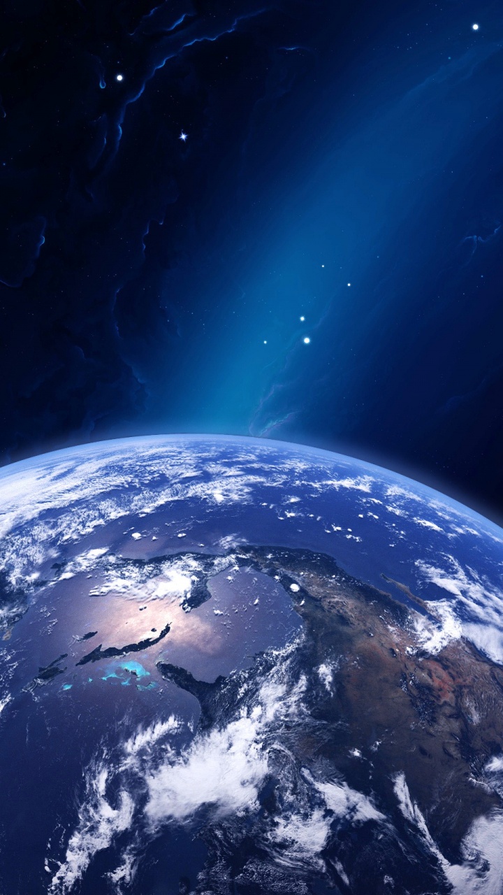 Atmosphäre, Erde, Universum, Die Atmosphäre Der Erde, Weltraum. Wallpaper in 720x1280 Resolution