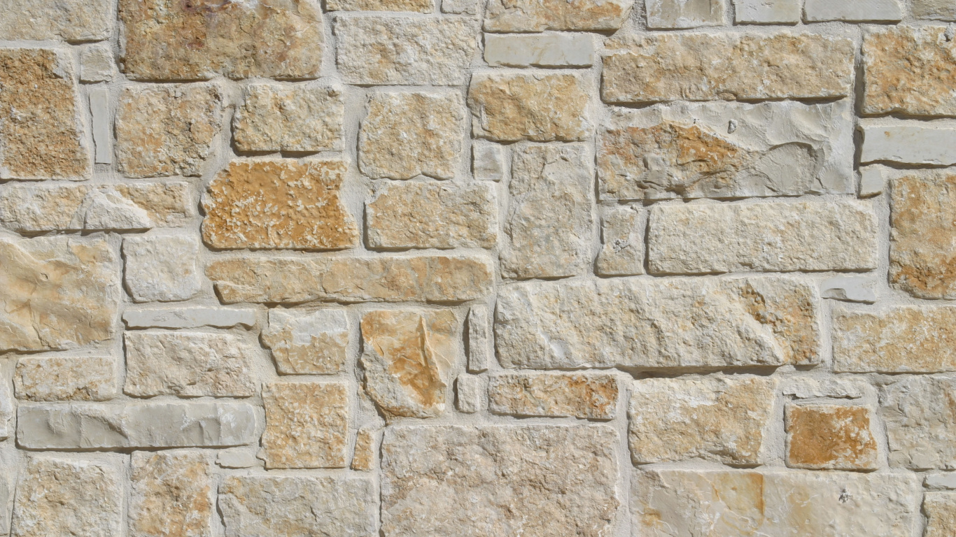 石灰岩, 石饰面, 砖, 石壁, 砌砖 壁纸 1366x768 允许