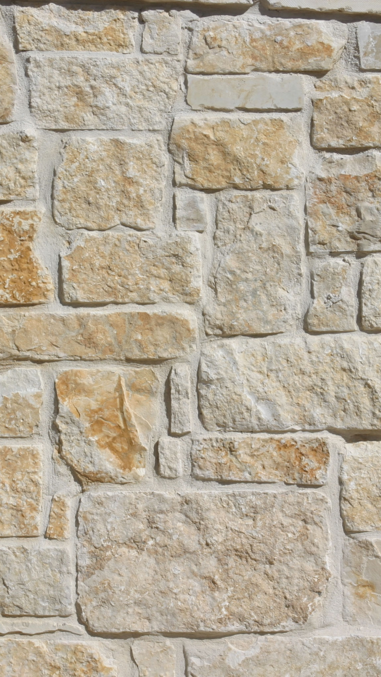 石灰岩, 石饰面, 砖, 石壁, 砌砖 壁纸 750x1334 允许