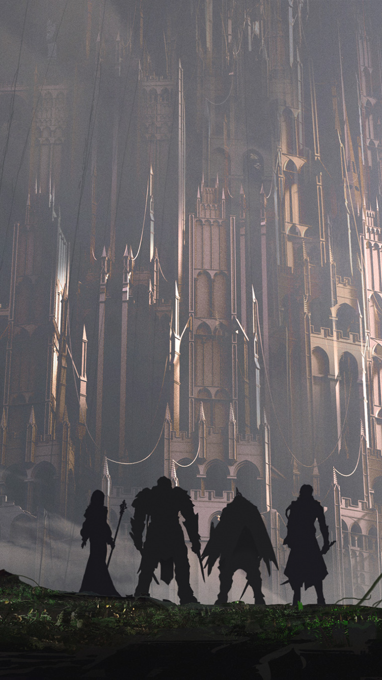 PlatinumGames, Playstation 4, Ambiente, Nier Autómatas. Wallpaper in 750x1334 Resolution