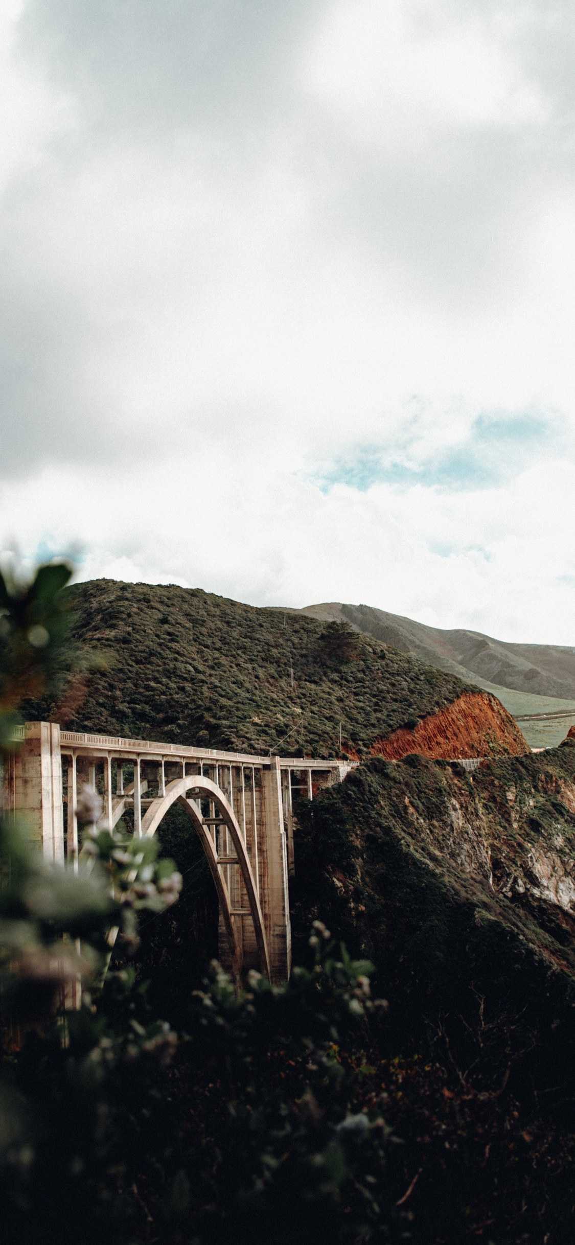 Architecture, Feuille, Pont du Ruisseau Bixby, Monterey, Ruines. Wallpaper in 1125x2436 Resolution