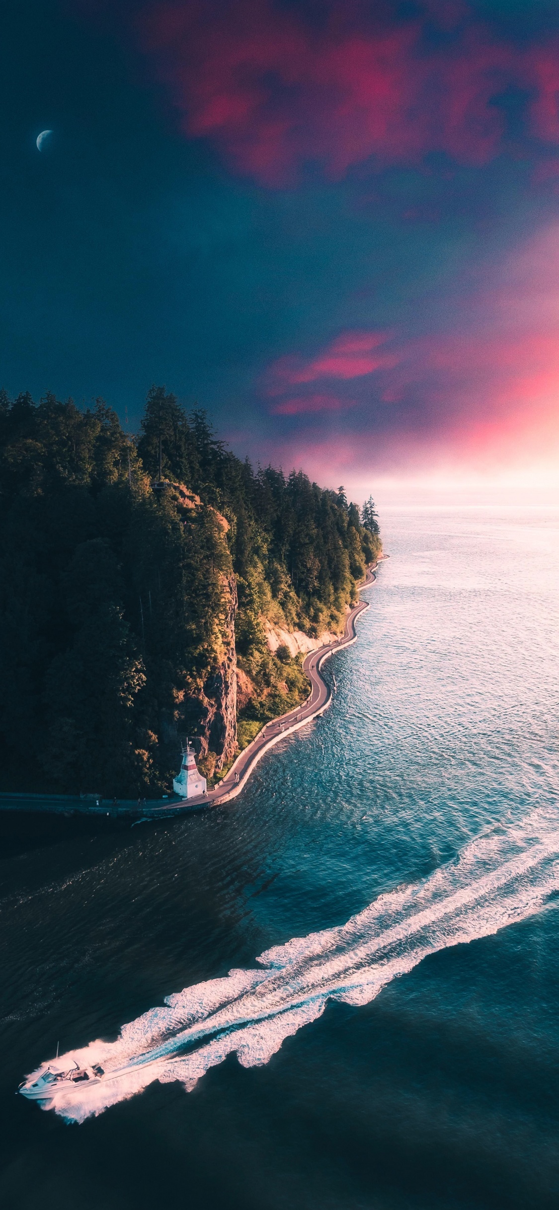 性质, 大海, 海岸, 海洋, 自然景观 壁纸 1125x2436 允许