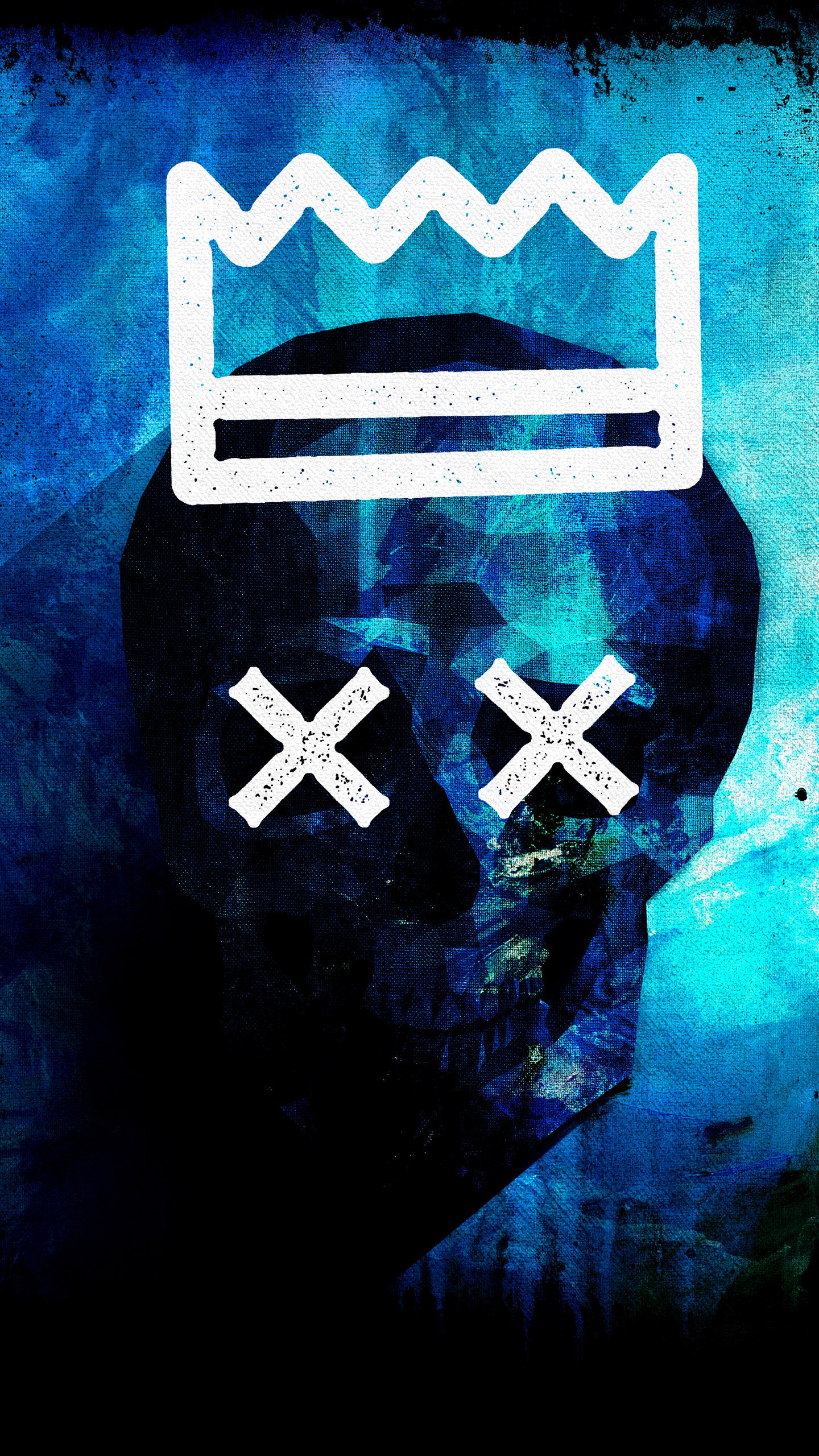 Blue, Art, Tints and Shades, Electric Blue, Symbol. Wallpaper in 1440x2560 Resolution