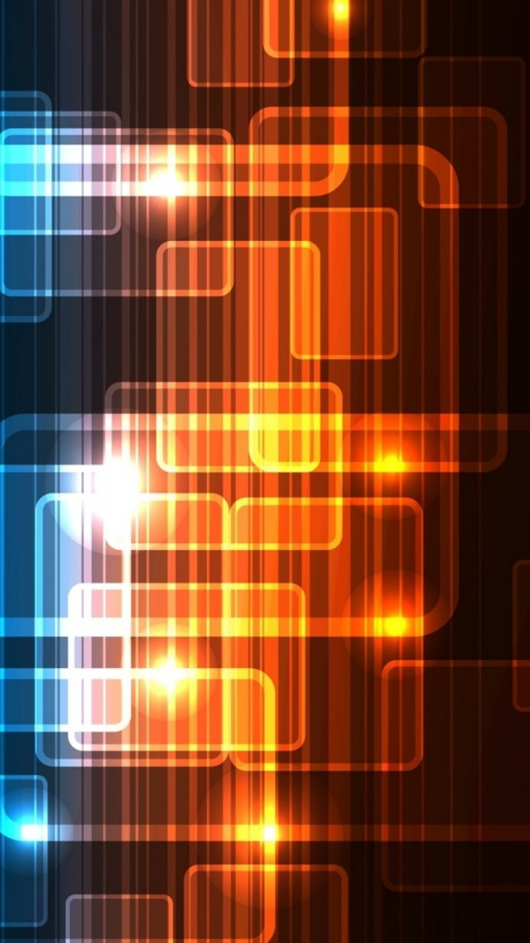 Red and White Light on Dark Room. Wallpaper in 750x1334 Resolution