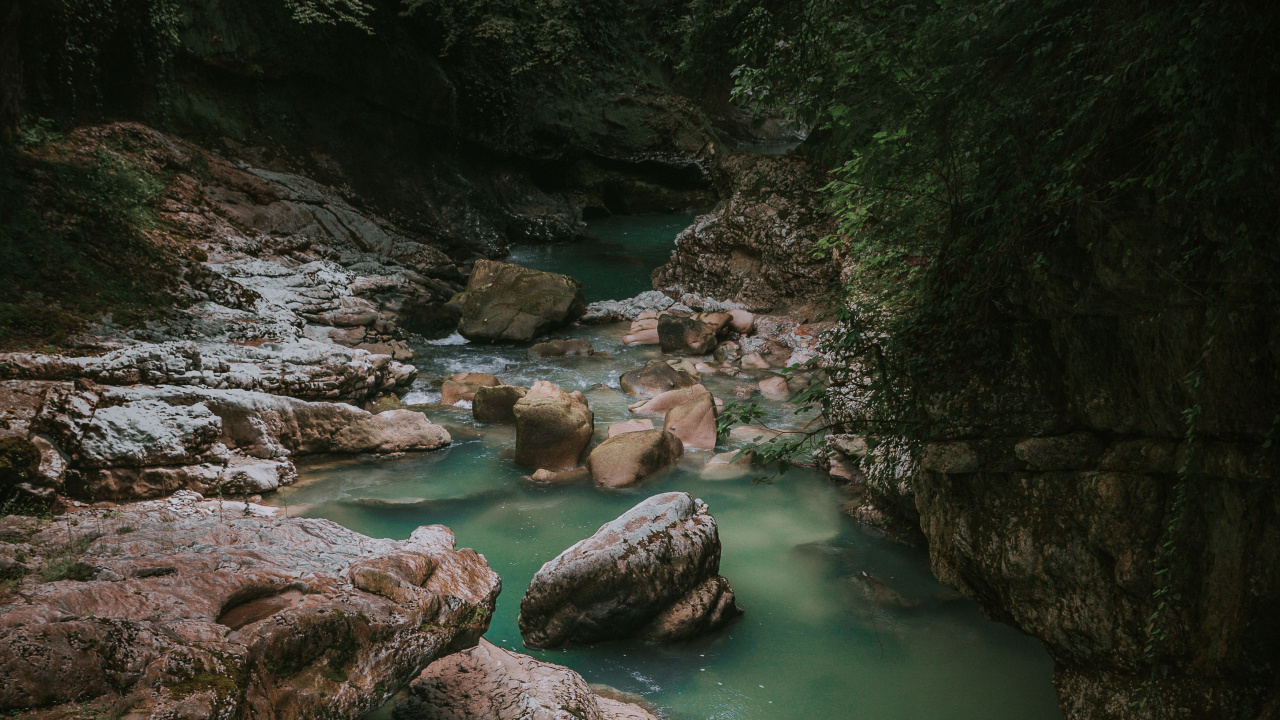 Fluss, Gewässer, Natur, Wasserressourcen, Stream. Wallpaper in 1280x720 Resolution