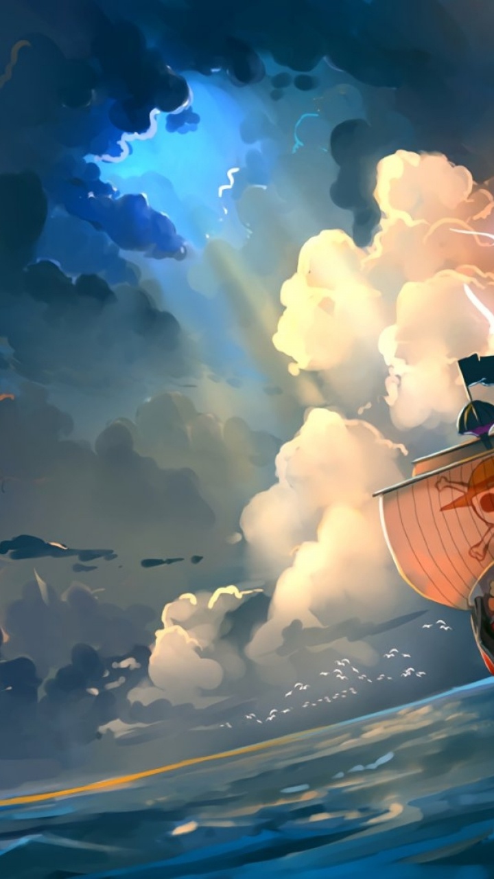 Mille Ensoleillé, One Piece, Faire la Fête, Atmosphère, Nature. Wallpaper in 720x1280 Resolution